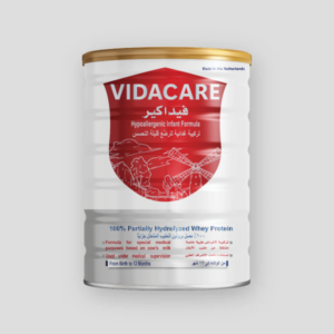 VIDACARE  VIDACARE Hypoallergenic Infant Formula (0–12 Months)    |  100% Partially Hydrolyzed Whey Protein Formula.